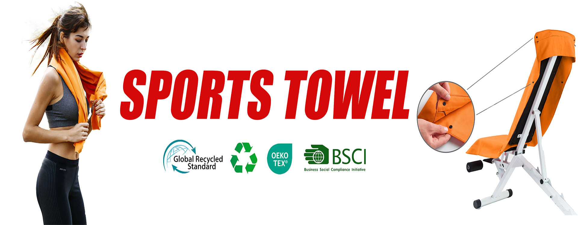 qualità Asciugamano di sport di Microfiber Fabbrica