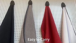 L'asciugamano da golf Waffle mantiene le mazze pulite