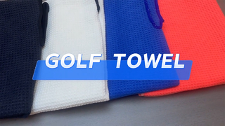 Asciugamano da golf in microfibra di qualità con logo personalizzato