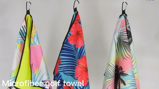 Asciugamano da golf Waffle super assorbente ad asciugatura rapida