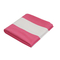 la donna della pelle scamosciata 200gsm ha stampato l'asciugamano di spiaggia a strisce di rosa dell'asciugamano di spiaggia